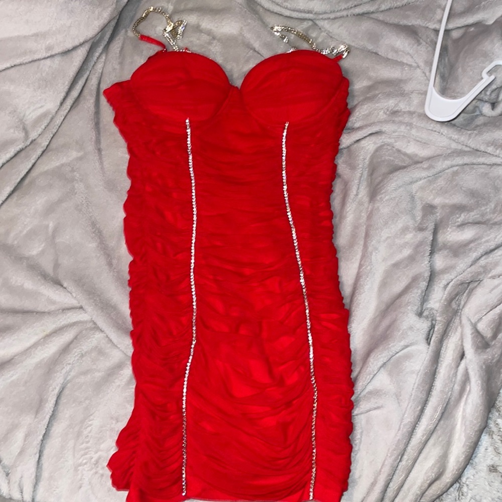 Red prom dress
